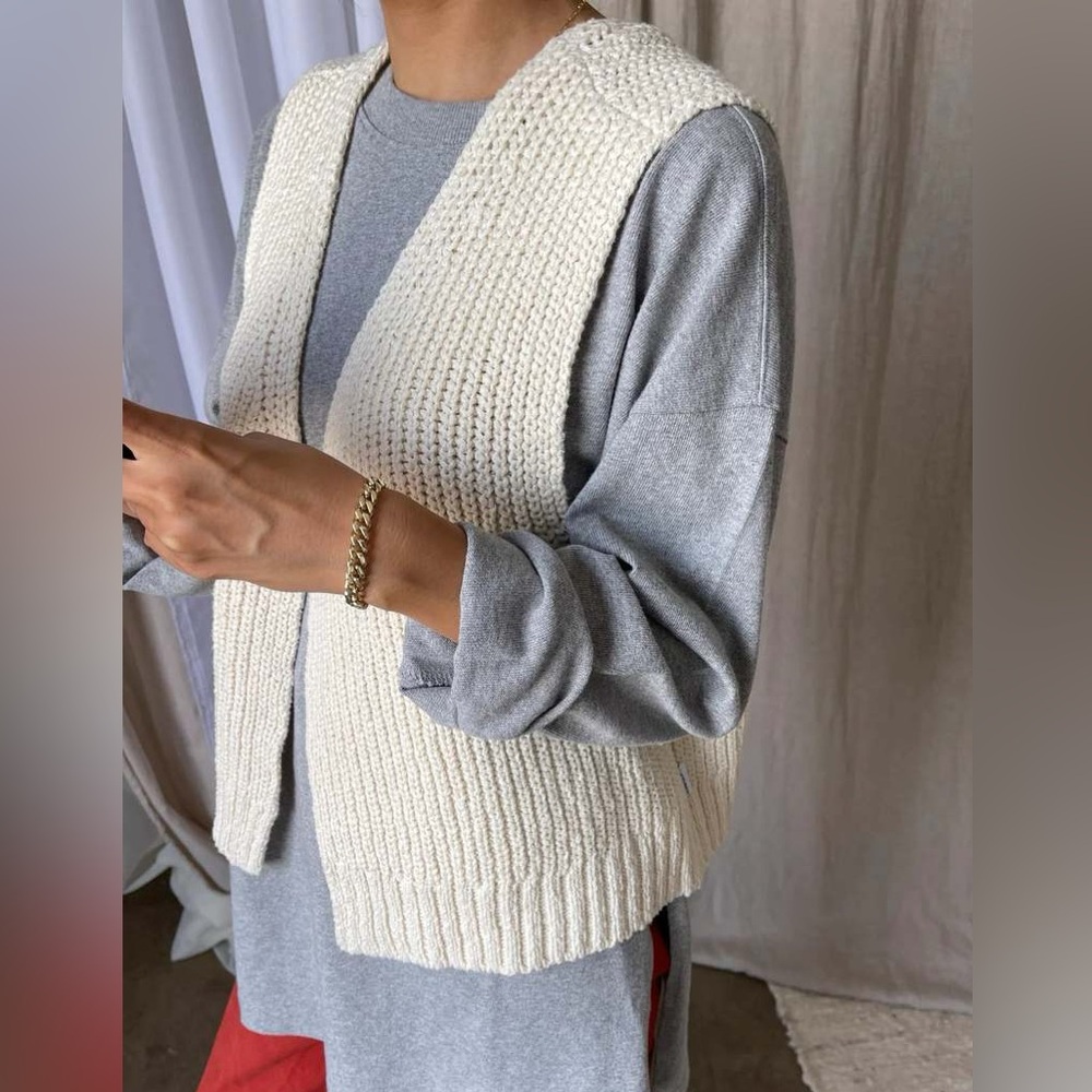 Le Bon Shoppe granny cotton sweater vest